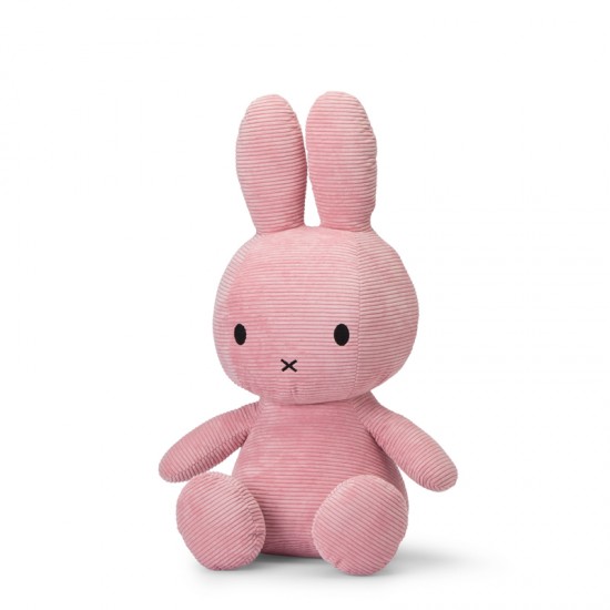 Miffy zajček mehka igrača ECO Corduroy Pink - 70 cm