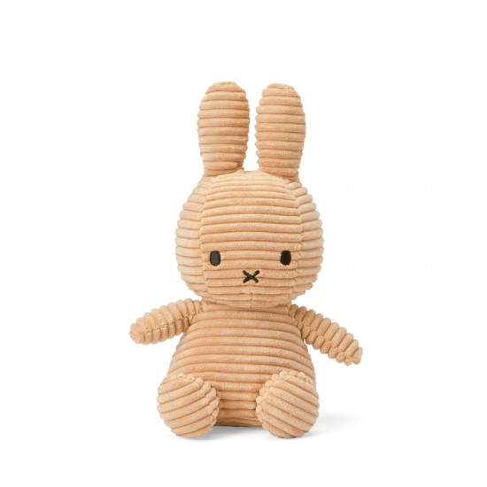 Miffy zajček mehka igrača Corduroy - Beige - 23 cm