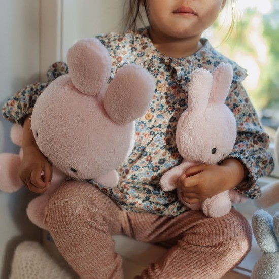 Miffy zajček mehka igrača Terry Light Pink - 50 cm