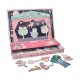 Floss&Rock® Magnetna knjigica Magnetic Play Scenes Enchanted