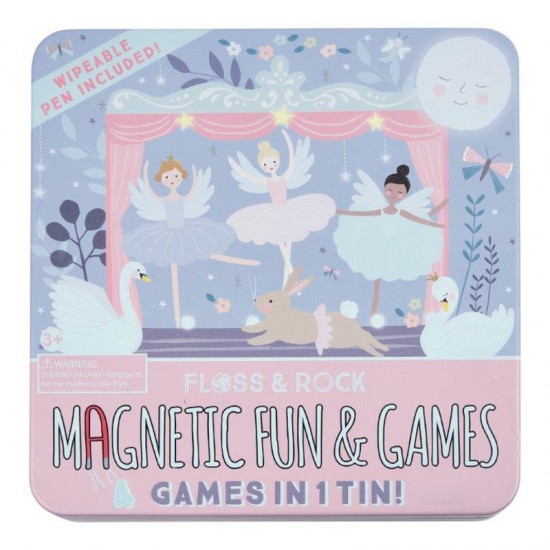 Floss&Rock® Magnetne družabne igre Magnetic Fun&Games Enchanted