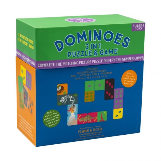 Floss&Rock® Aktivnostna igra Dominoes Dino