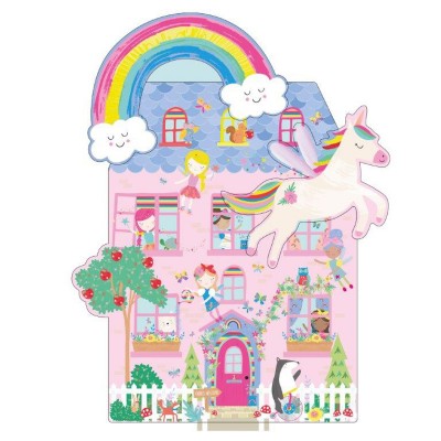 Floss&Rock® Sestavljanka Puzzles in a Puzzle 3v1 Rainbow Fairy (100 kosov)