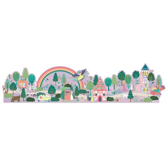 Floss&Rock® Sestavljanka Giant Floor Puzzle z igralnimi figuricami Fairy Tale (60 kosov)