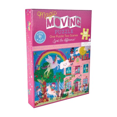 Floss&Rock® Sestavljanka Magic Moving Puzzle Rainbow Fairy (50 kosov)