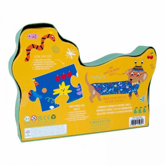 Floss&Rock® Sestavljanka Jigsaw Puzzle Pets (20 kosov)