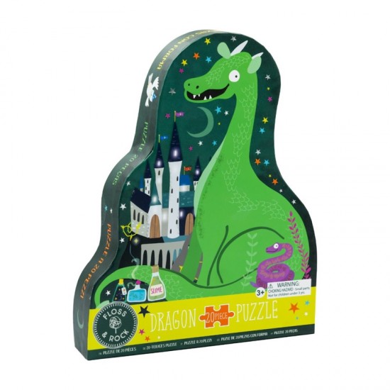 Floss&Rock® Sestavljanka Jigsaw Puzzle Dragon (20 kosov)