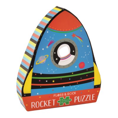 Floss&Rock® Sestavljanka Jigsaw Puzzle Rocket (12 kosov)