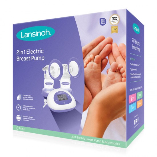 Lansinoh® Električna prsna črpalka 2v1