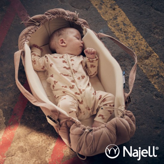 Najell® Prenosno gnezdece SleepCarrier - Dusty Pink