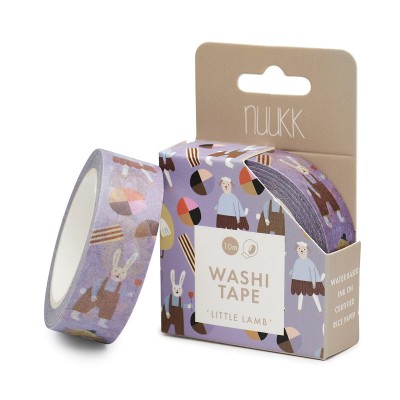 Nuukk Washi Tape dekorativni lepilni trak - Little Lamb