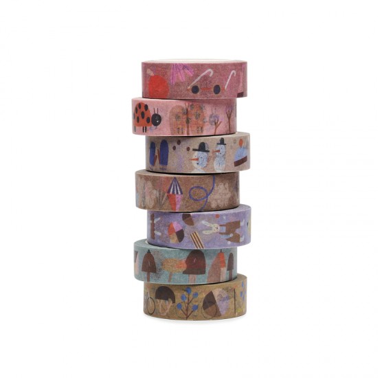 Nuukk Washi Tape dekorativni lepilni trak - Butterflies