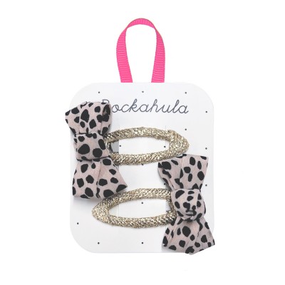 Rockahula Sponke za lase - Leopard Love Twisty Bow