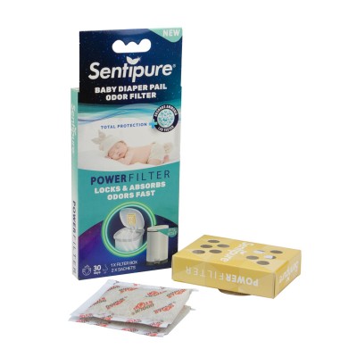 Sentipure® Filtri proti vonjavam pleničk + Držalo - 30 dni