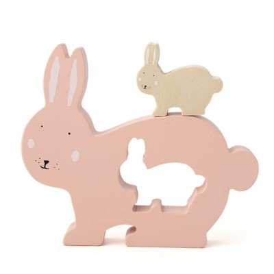 Trixie® Lesena sestavljanka Baby Mrs. Rabbit