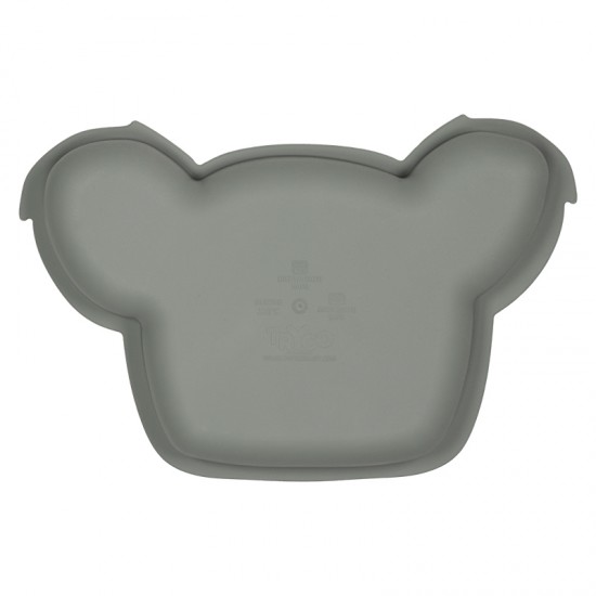 Tryco® Silikonski krožnik Koala Olive Gray