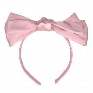 Rockahula obroč za lase - Blush Bow Satin - VZOREC